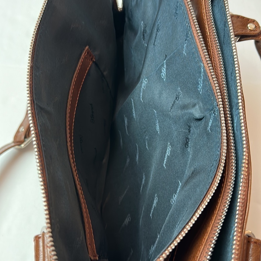 Ashwood Brown Leather Gina Bridge Tote Satchel Bag - Picture 12 of 16